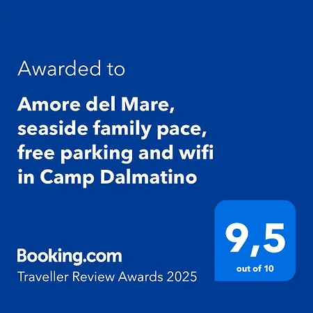 Del Mare, Seaside Family Pace, Free Parking And Wifi In Camp Dalmatino * Drage